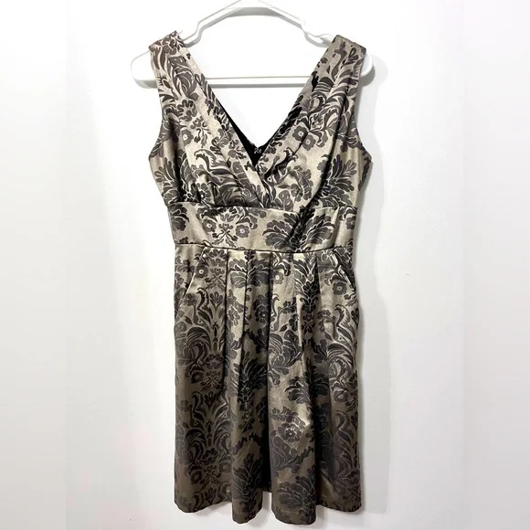 Corey P | Dresses | Gold And Gray Semiformal Dress By Corey P | Poshmark